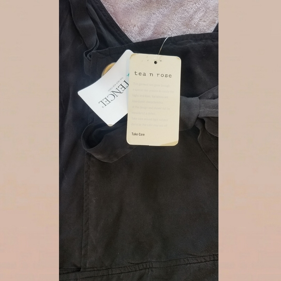 Tea N Rose Overalls in Black - Size Medium - Picture 4 of 4